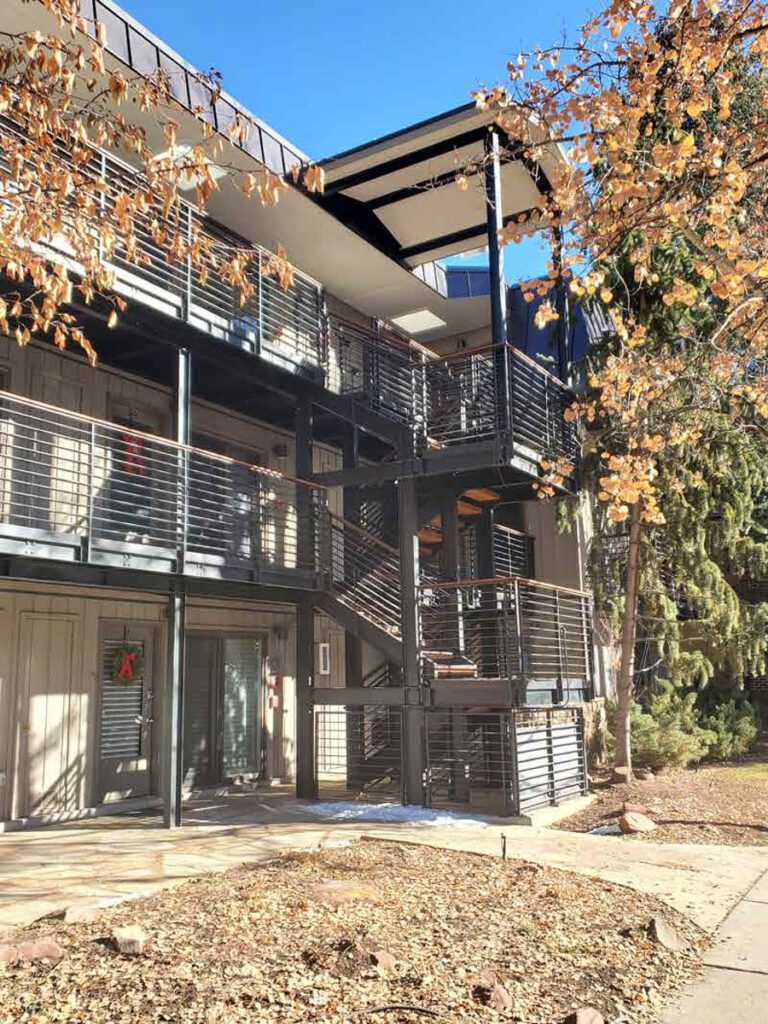 Exterior view of stairway at Cooper Ave